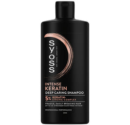 Syoss Intense Keratin szampon głęboko pielęgnujący do włosów delikatnych i łamliwych 440ml