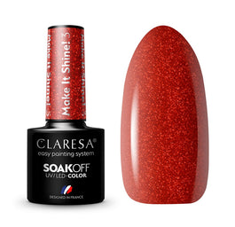 Claresa Soak Off UV/LED Make It Shine! lakier hybrydowy 3 5g