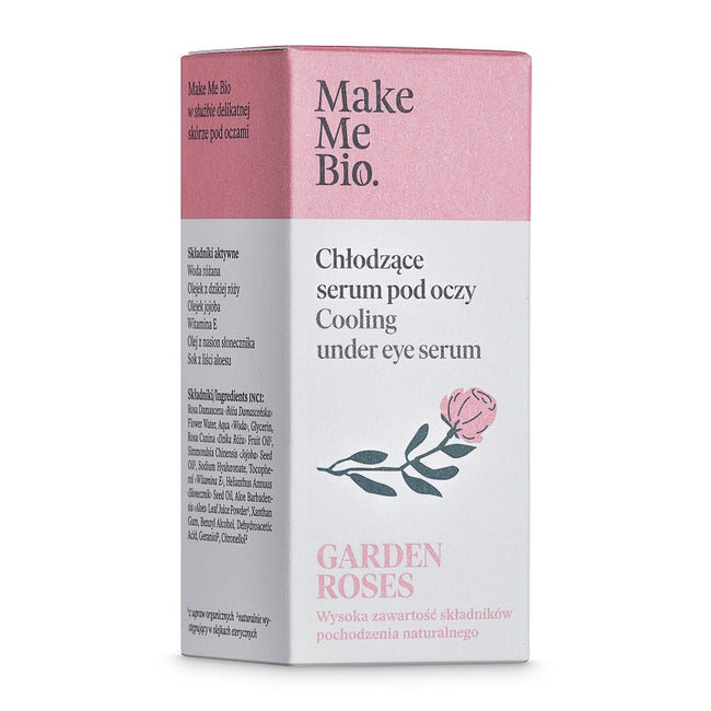 Make Me Bio Garden Roses chłodzące serum - roller pod oczy 10ml