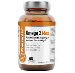 Pharmovit Omega 3 Max suplement diety 60 kapsułek
