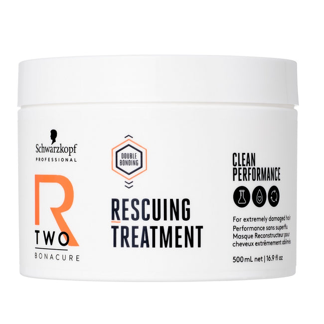 Schwarzkopf Professional Bonacure R-Two Rescuing Treatment maska rekonstruująca do włosów ekstremalnie zniszczonych 500ml