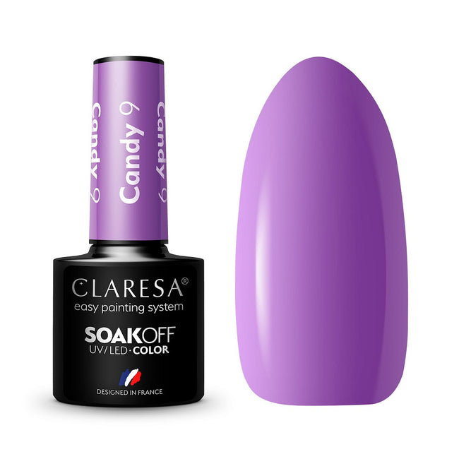 Claresa Soak Off UV/LED Candy lakier hybrydowy 9 5g