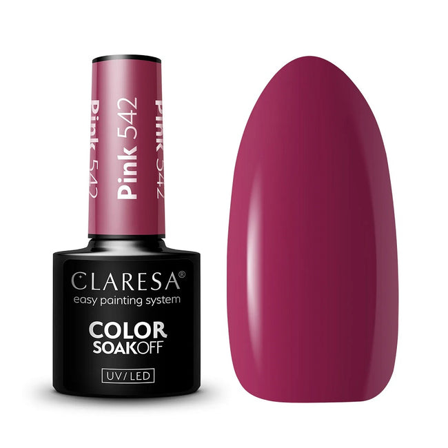 Claresa Color Soak Off UV/LED Pink lakier hybrydowy