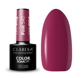 Claresa Color Soak Off UV/LED Pink lakier hybrydowy 5g