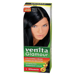Venita Glamour farba do włosów 2/0 Czerń