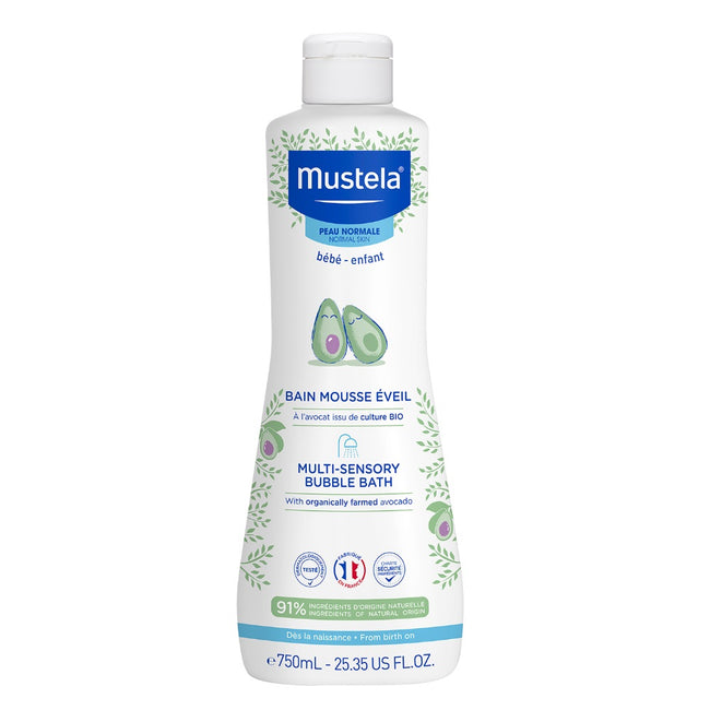 Mustela Multi-Sensory Bubble Bath płyn do kąpieli dla dzieci i niemowląt 750ml