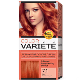 Chantal Variete Color Permanent Colour Cream farba trwale koloryzująca 7.1 Rudy 110g