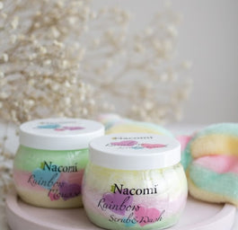 Nacomi Rainbow Scrub-Wash pianka peelingująco-myjąca do ciała 200ml