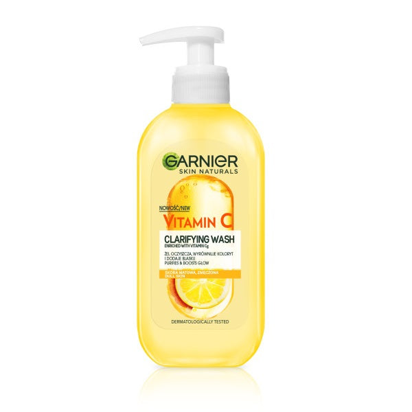 Garnier Skin Naturals Vitamin C żel oczyszczający z witaminą C i ekstraktem z cytryny 200ml
