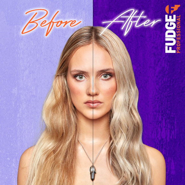Fudge Clean Blonde Damage Rewind Violet-Toning Shampoo szampon regenerujący i tonujący włosy blond 1000ml
