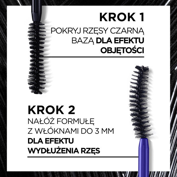 L'Oreal Paris Pro XXL Extension Mascara podwójny tusz do rzęs Black 12ml