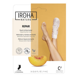 IROHA nature Repair Foot Mask regenerująca maseczka do stóp w formie skarpet
Peach & Shea Butter 2x9ml
