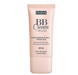 Pupa Milano BB Cream + Primer All Skin Types SPF20 krem BB i baza pod makijaż do wszystkich rodzajów cery 003 Sand 30ml