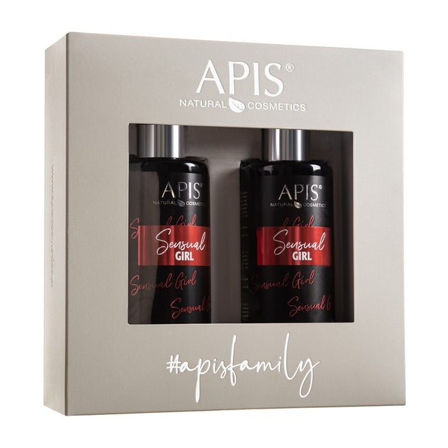 APIS Sensual Girl zestaw nawilżający balsam do ciała 300ml + pielęgnacyjny krem do rąk 300ml