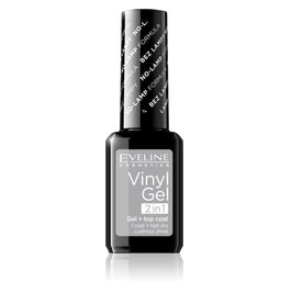 Eveline Cosmetics Vinyl Gel winylowy lakier do paznokci+top coat 2w1 201 12ml