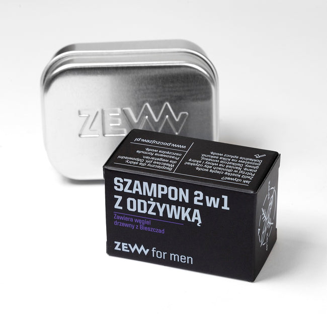 Zew For Men Szampon 2w1 z odżywką z węglem drzewnym z Bieszczad 85ml