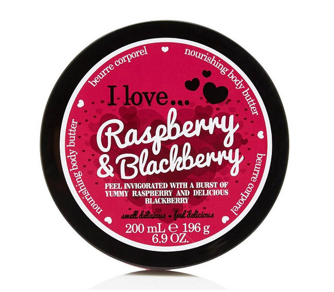 I Love Nourishing Body Butter odżywcze masło do ciała Raspberry & Blackberry 200ml