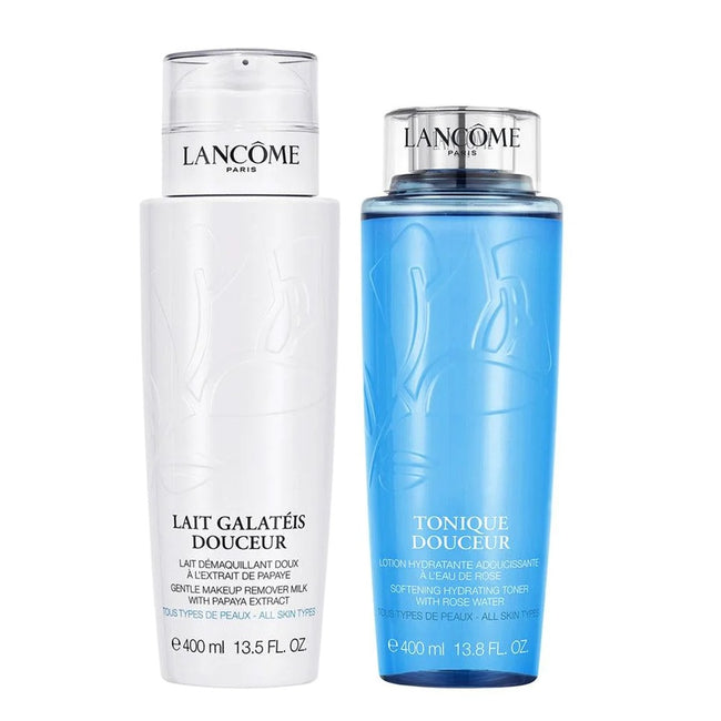 Lancome Softening Cleansing Duo zestaw delikatne mleczko do demakijażu 400ml + łagodny tonik do twarzy 400ml
