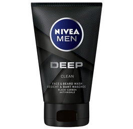 Nivea Men Deep Clean żel do mycia twarzy i zarostu 100ml