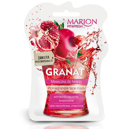 Marion Fit&Fresh Face Mask maseczka do twarzy wzmocnienie naczyń krwionośnych Granat 7.5ml