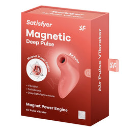 Satisfyer Magnetic Deep Pulse stymulator łechtaczki Terracotta