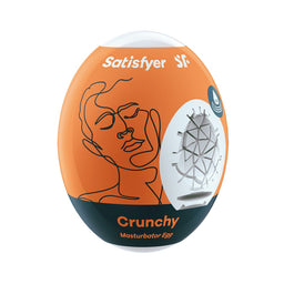 Satisfyer Masturbator Egg masturbator w kształcie jajka Crunchy