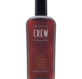 American Crew 3in1 Shampoo Conditioner And Body Wash szampon odżywka i żel do kąpieli 250ml