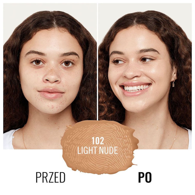 Rimmel Match Perfection Foundation podkład dopasowujący się do cery 102 Light Nude SPF20 30ml