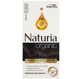 Joanna Naturia Organic pielęgnująca farba do włosów bez amoniaku i PPD 339 Kakaowy