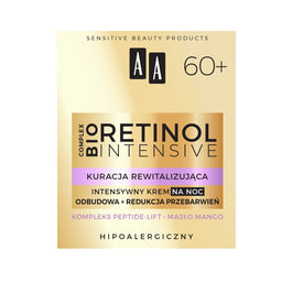 AA Retinol Intensive 60+ intensywny krem na noc odbudowa+redukcja przebarwień 50ml