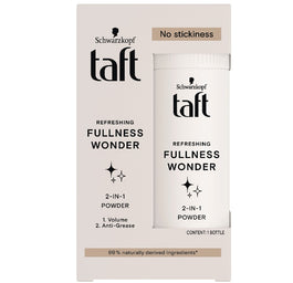 Taft Fullness Wonder 2w1 puder do włosów nadający objętość i odświeżenie 10g