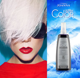 Joanna Ultra Color System Hair Rinse płukanka do włosów nadająca popielaty odcień Srebrna 150ml
