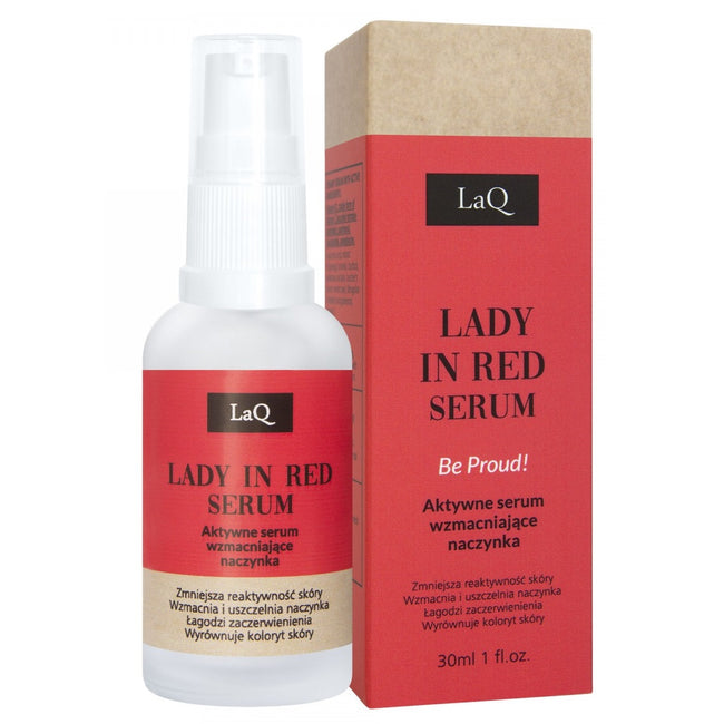 LaQ Lady in Red aktywne serum wzmacniające naczynka 30ml