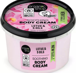 Organic Shop Soothing Body Cream kojący krem do ciała Lotus & 5 Oils 250ml