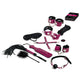 Tease & Please Master & Slave Bondage Game wielojęzyczna gra erotyczna z 13 akcesoriami Pink