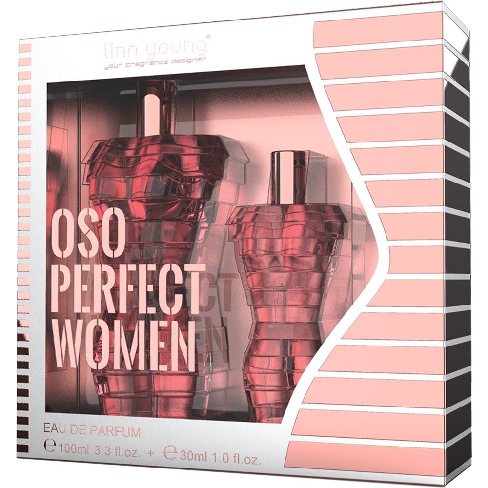 linn young oso perfect women woda perfumowana 100 ml   zestaw 