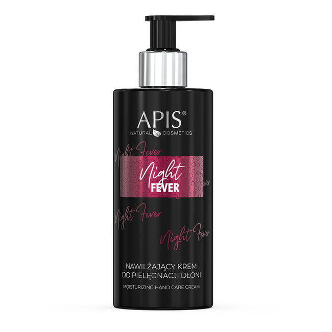 APIS Night Fever zestaw nawilżający balsam do ciała 300ml + nawilżający krem do pielęgnacji dłoni 300ml