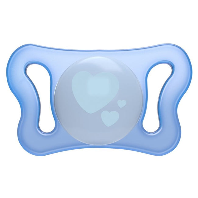 Chicco PhysioForma silikonowy smoczek do uspokajania Micro 0-2m+ Niebieski 2szt.