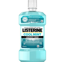 Listerine Cool Mint płyn do płukania jamy ustnej Łagodny Smak 500ml