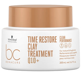 Schwarzkopf Professional BC Bonacure Time Restore Clay Treatment wzmacniająca maska glinkowa do włosów dojrzałych i kruchych 200ml
