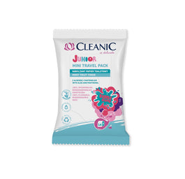 CLEANIC Junior Mini Travel Pack Moist Toilet Tissue nawilżany papier toaletowy Bubble Gum 14szt.