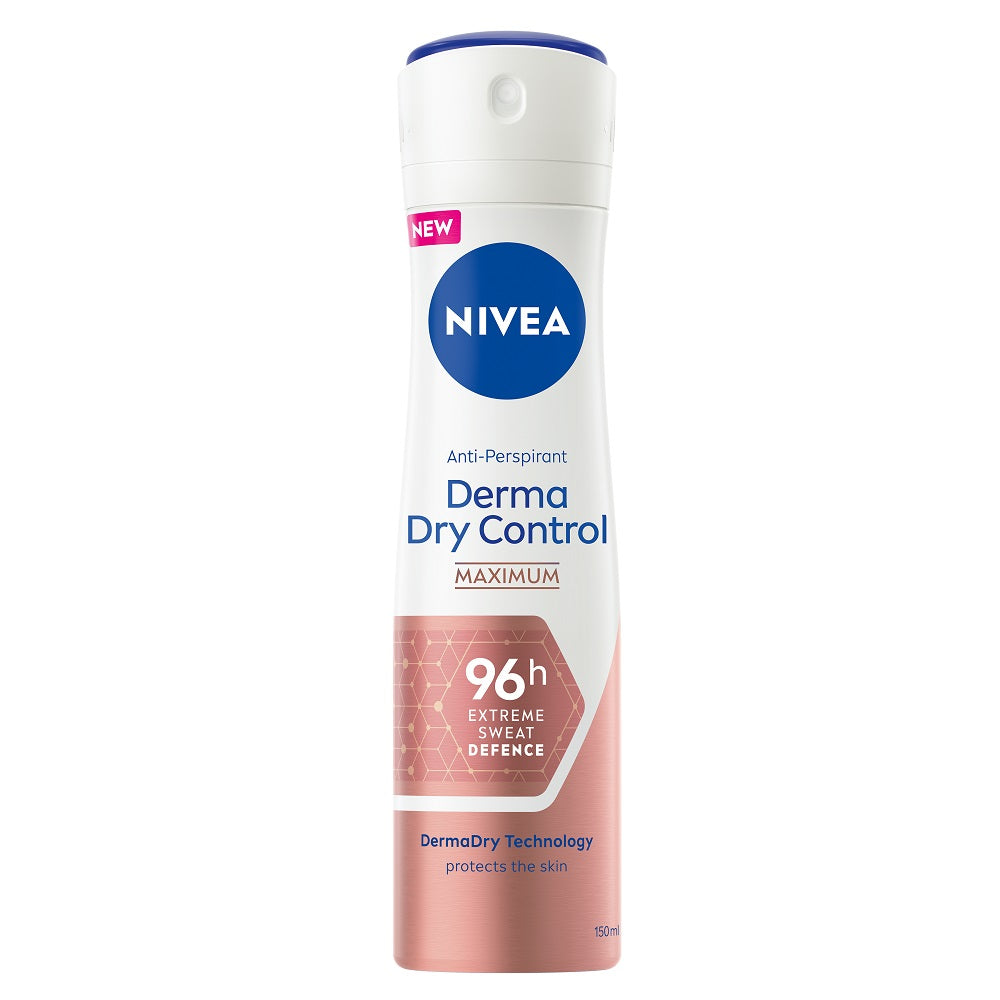 nivea derma dry control antyperspirant w sprayu 150 ml   