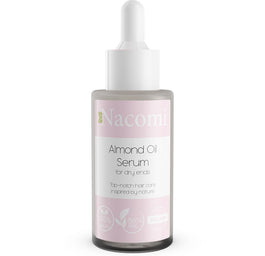 Nacomi Almond Oil Serum serum na końcówki włosów z olejem ze słodkich migdałów z pipetą 50ml