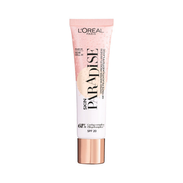 L'Oreal Paris Skin Paradise Tinted Water-Cream tonujący krem do twarzy 01 Fair 30ml