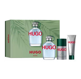 Hugo Boss Hugo Man zestaw woda toaletowa spray 125ml + dezodorant sztyft 75ml + żel pod prysznic 50ml