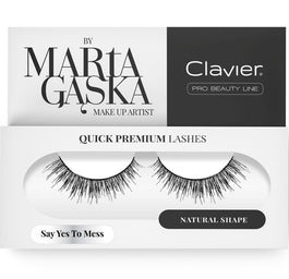 Clavier Quick Premium Lashes rzęsy na pasku Say Yes To Mess 3D SK09
