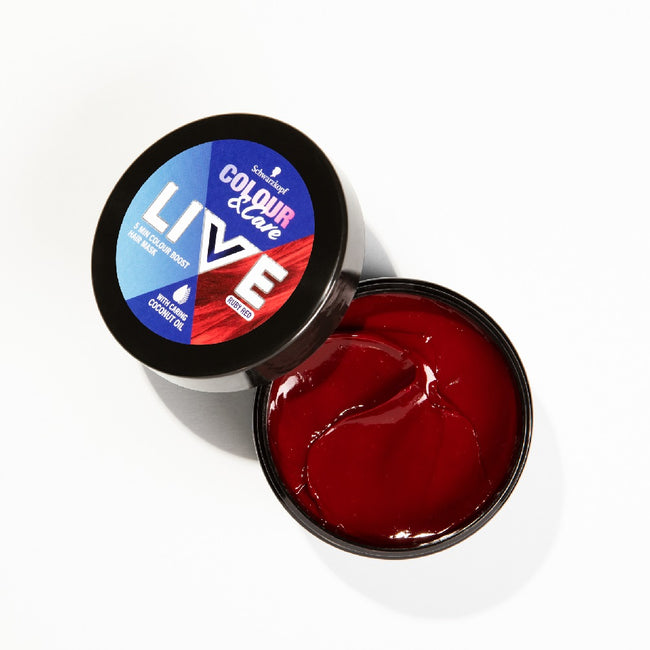 Schwarzkopf Live Colour&Care 5 minutowa koloryzująca i pielęgnująca maska do włosów Ruby Red 150ml