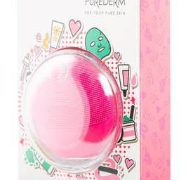 Purederm Silikonowa szczoteczka soniczna do twarzy Pink
