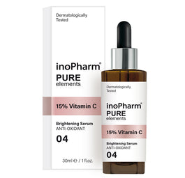 InoPharm Pure Elements 15% Vitamin C Brightening Serum serum do twarzy z 15% witaminą C 30ml