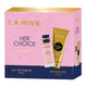 La Rive Her Choice zestaw woda perfumowana spray 100ml + żel pod prysznic 100ml